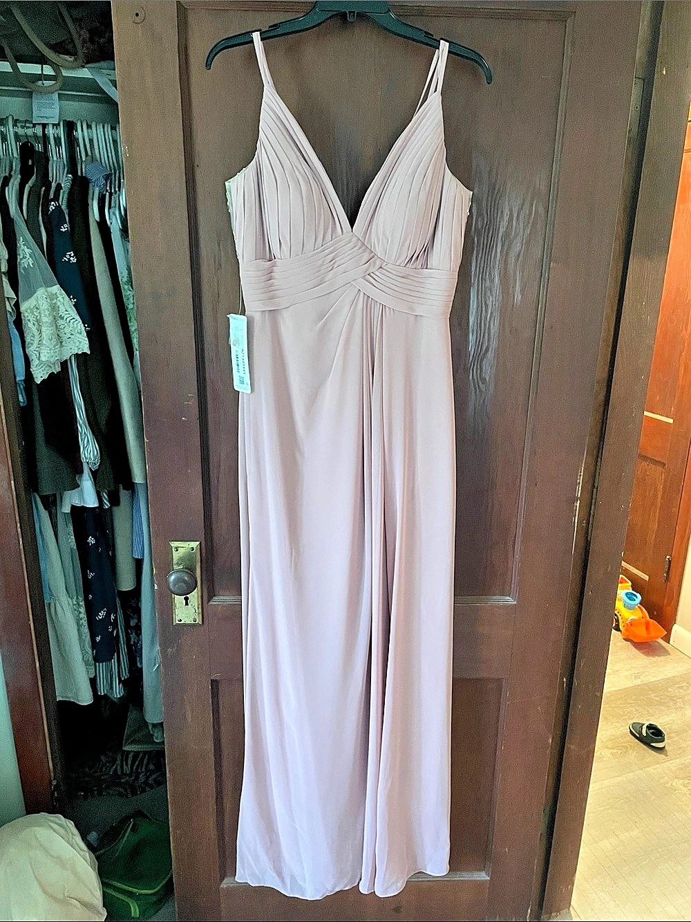 Azazie Maren Allure bridesmaid dress dusty rose